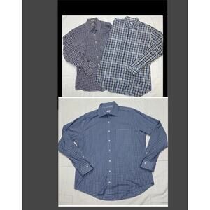 Peter Millar Crown Sport Button Down Shirt Men’s L Shirt Long Sleeve lot of 3
